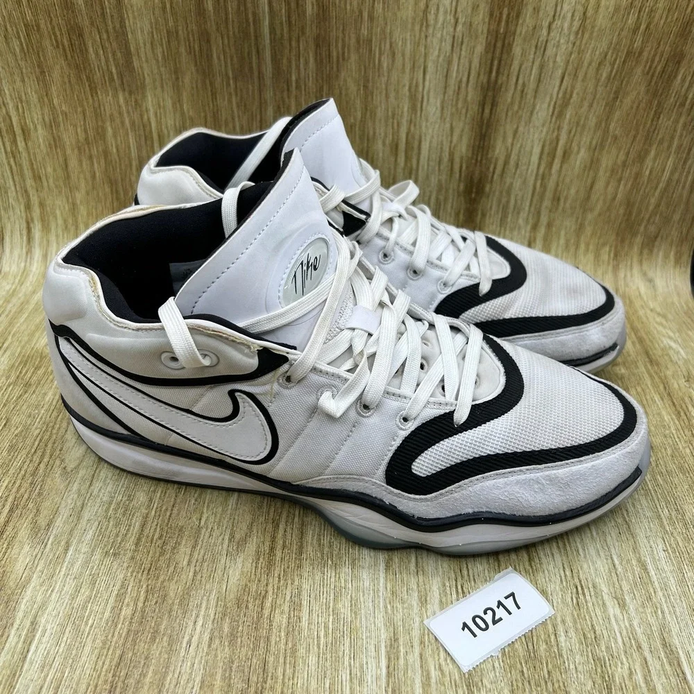 Nike Air Zoom‎ GT Hustle 2 Men's 11.5 White Black Basketball Shoes DJ9405-102